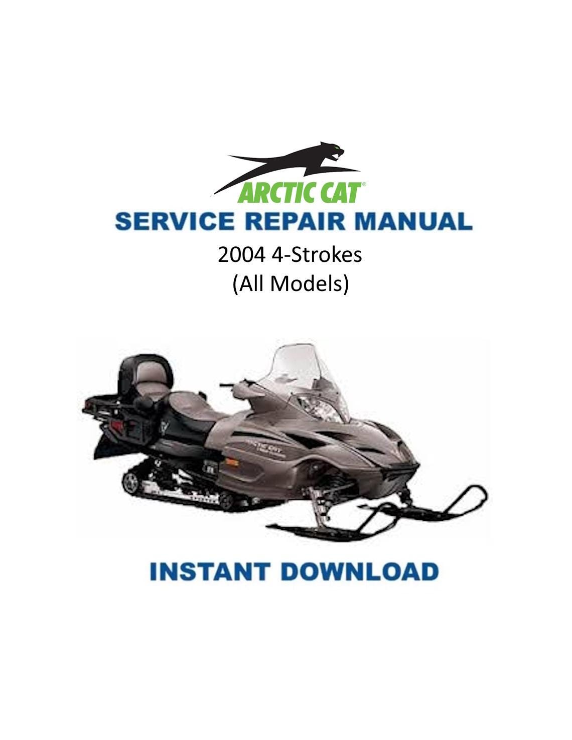 Arctic Cat Bearcat T660 Snowmobile Service Manual 2004-2008 - Service Manual PDF Instant Download