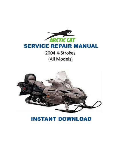 Arctic Cat Bearcat T660 Snowmobile Service Manual 2004-2008 - Service Manual PDF Instant Download