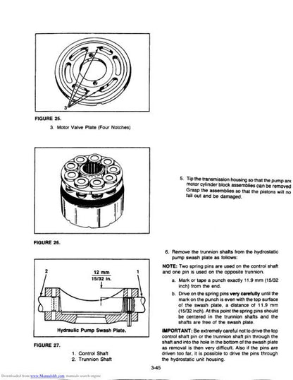 Cub Cadet 1050 1204 1210 Garden Tractor Service Manual sample page from the repair manual