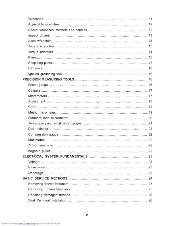 HiSun Strike HS200 HS250 UTV Service Manual sample page from service manual
