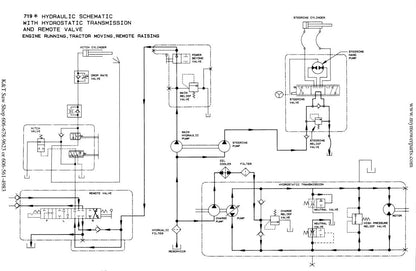 Cub Cadet 7000 7200 7232 7260 7300 Tractor Service Manual sample page showing schematics and diagrams