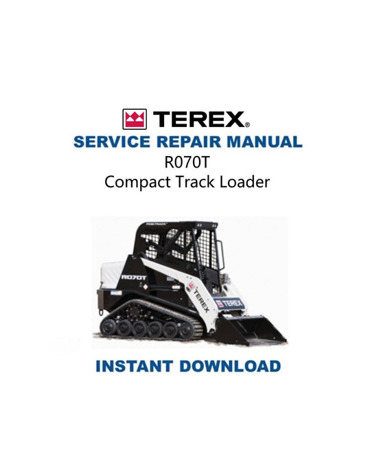 Terex R070 T Track Loader Service Manual - Service Manual PDF Instant Download