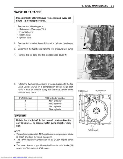 Suzuki DF60-DF70 Outboard Service Manual sample page from the repair manual