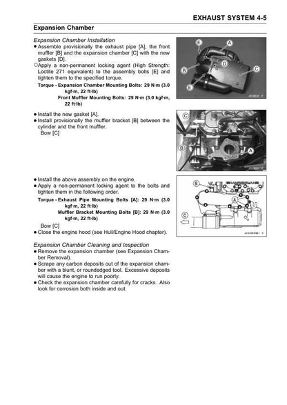 Kawasaki JetSki X2 Service Manual sample page from the repair manual