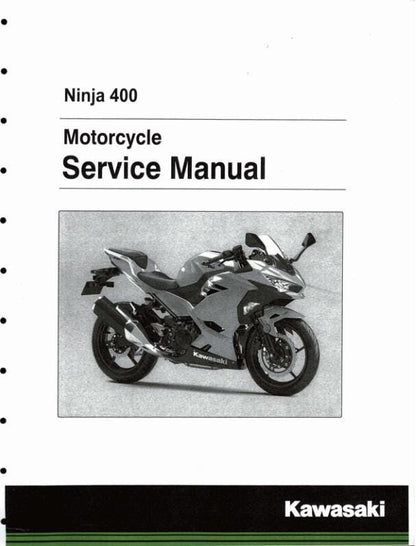 Kawasaki Ninja EX 400 GJ Motorcycle Service Manual factory service manual title page