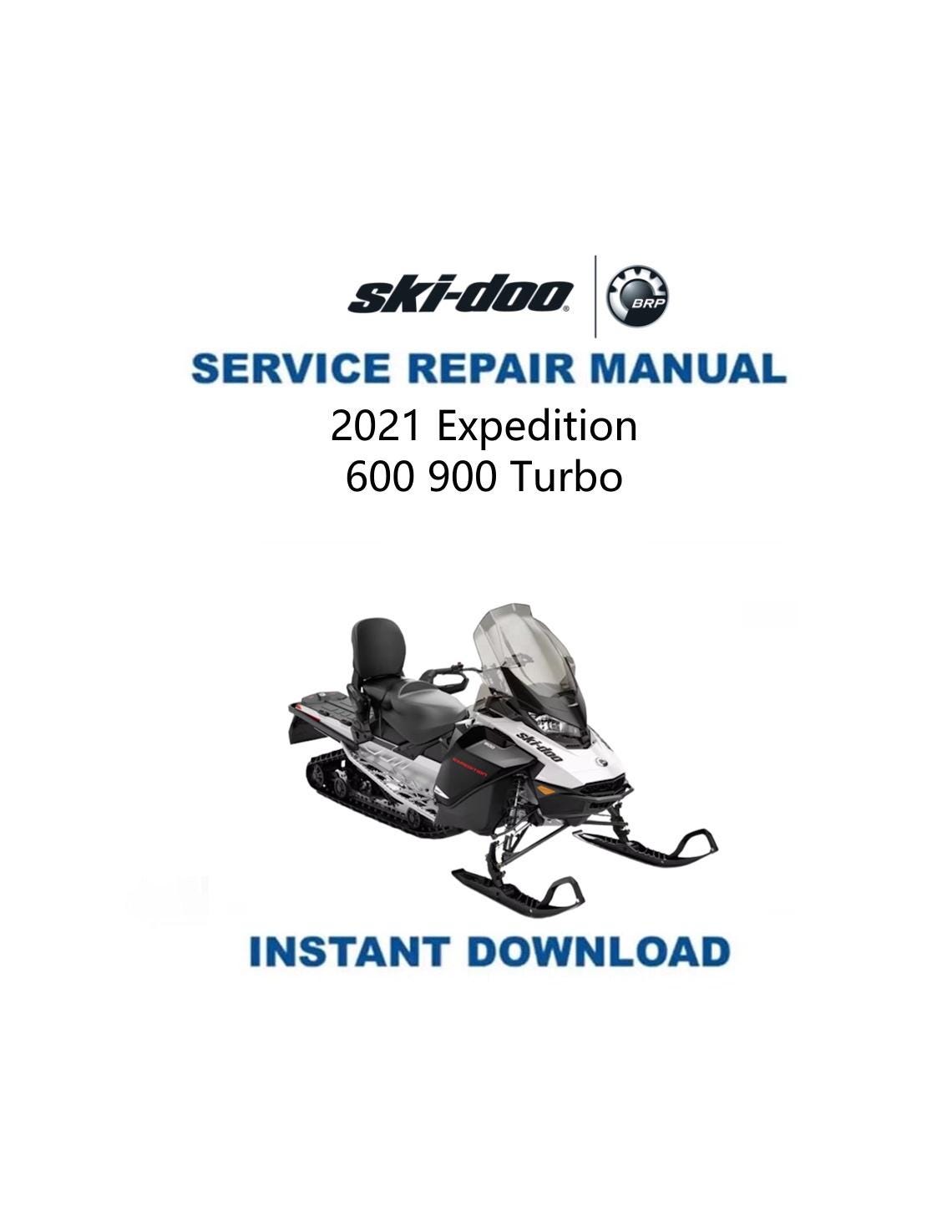 Skidoo Expedition 600 850 900 Snowmobile Service Manual 2021-2024 - Service Manual PDF Instant Download