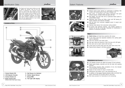 Baja Pulsar DTSi 180 Motorcycle Service Manual factory service manual title page