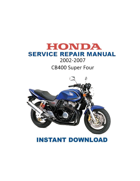 Manuale di servizio moto Honda CB400 Super Four | 2002–2007