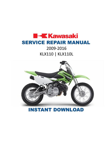 Manuale di servizio moto Kawasaki KLX110 | 2009-2016