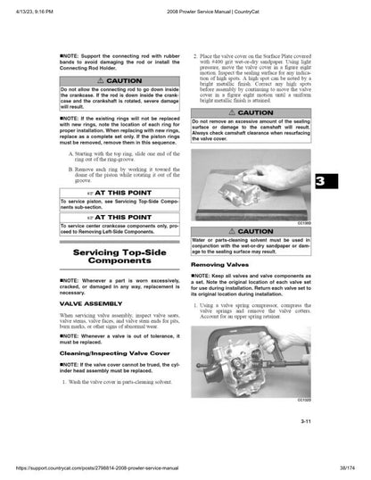 Arctic Cat Prowler XT XTX UTV Service Manual sample page from service manual