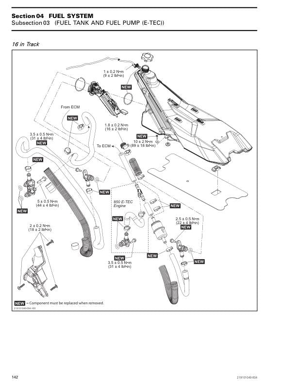 Lynx XTerrain Brutal 850 Snowmobile Service Manual sample page from service manual