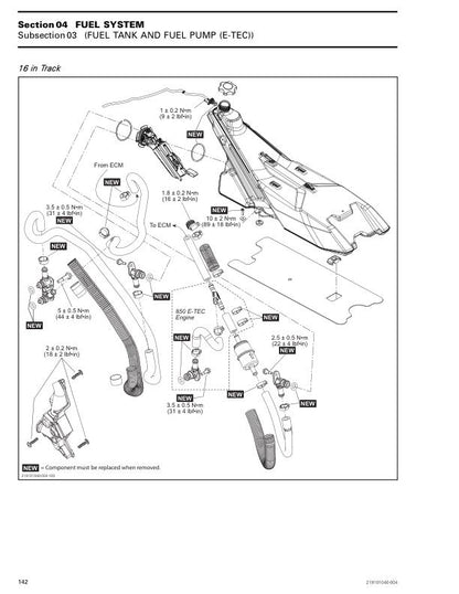 Lynx XTerrain Brutal 850 Snowmobile Service Manual sample page from service manual