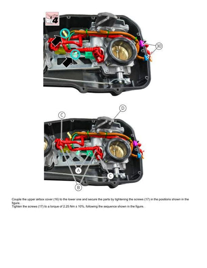 Ducati Monster 937 Plus Motorcycle Service Manual sample page from service manual