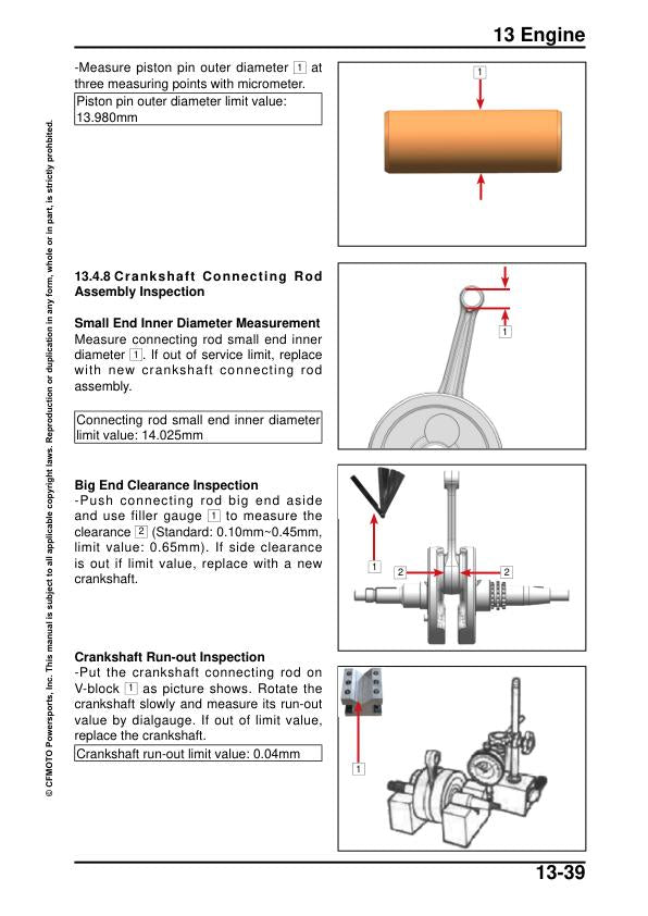 CFMOTO PAPIO CL 125 Service Manual sample page from the repair manual