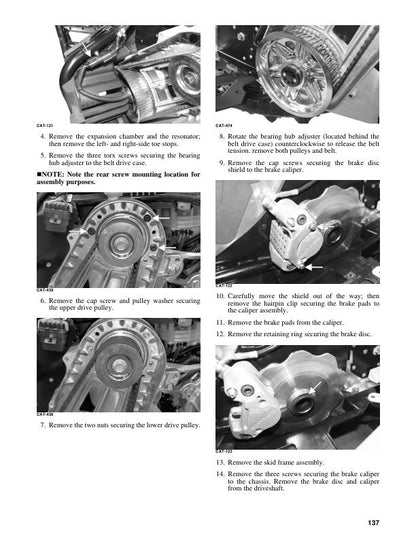 Arctic Cat Riot ZR M 600 858 Snowmobile Service Manual sample page from the repair manual