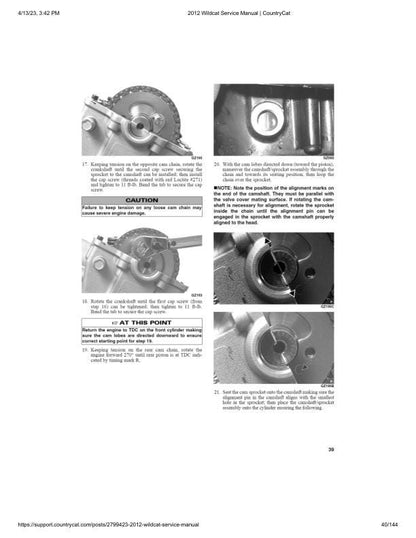 Arctic Cat Wildcat 1000 UTV Service Manual sample page from service manual