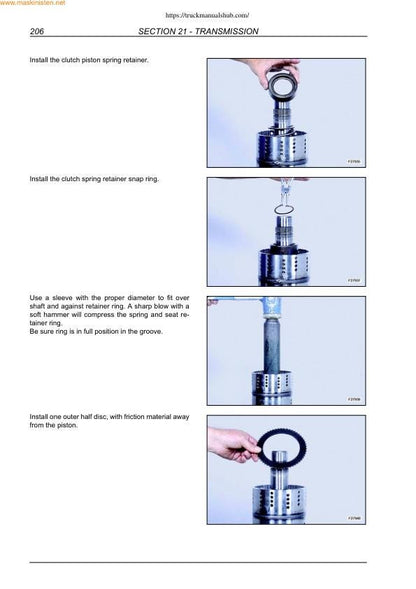 Case 580 590 695 SR Service Manual sample page with technical illustrations