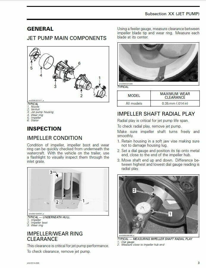 Sea-Doo Spark Service Manual sample page from service manual