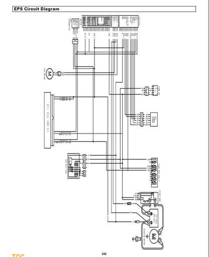 Argo XPLORER XR700 6x6 ATV Service Manual sample page with technical illustrations