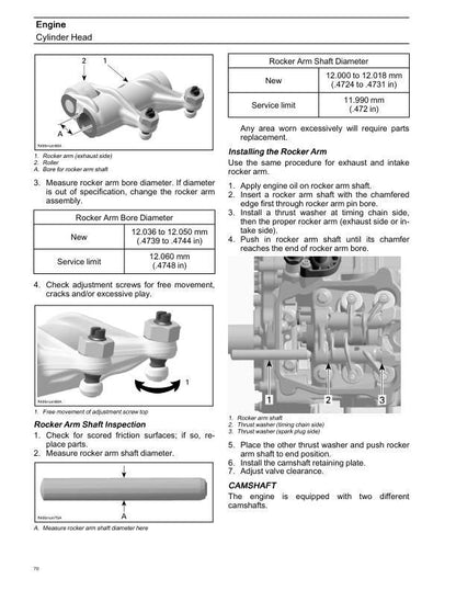 Can-Am Outlander 850 1000 ATV Service Manual sample page from the repair manual