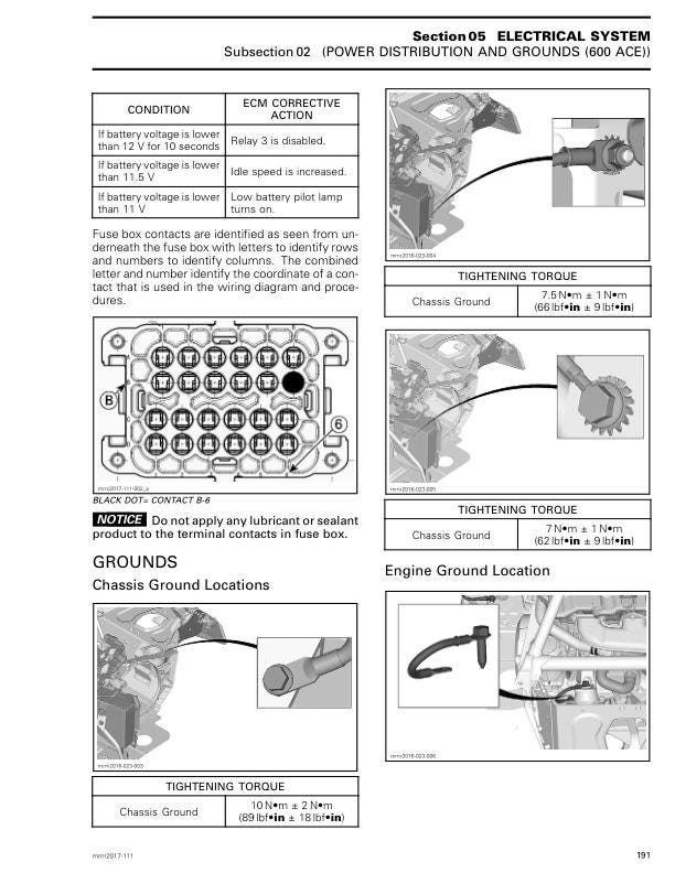 Skidoo Expedition 600 850 900 Snowmobile Service Manual sample page from the repair manual