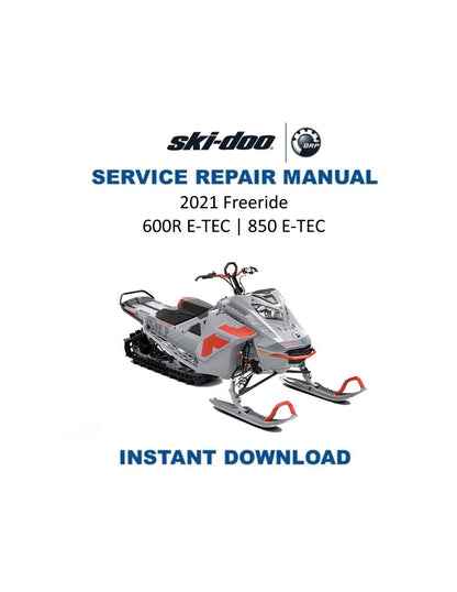 Skidoo Freeride 600 850 Snowmobile Service Manual 2021-2024 - Service Manual PDF Instant Download