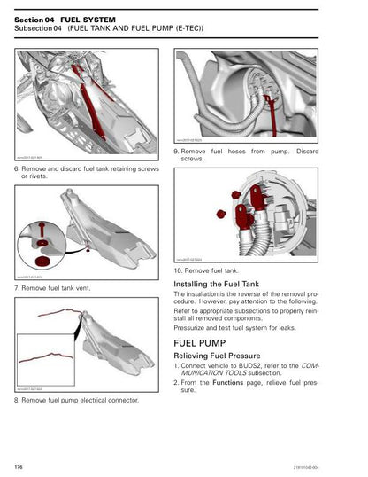 Lynx XTerrain Series 600 850 Snowmobile Service Manual sample page with diagrams and specifications