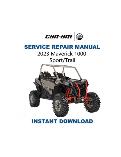 Can-Am Maverick 1000 Sport Trail UTV Service Manual 2023-2025 - Service Manual PDF Instant Download