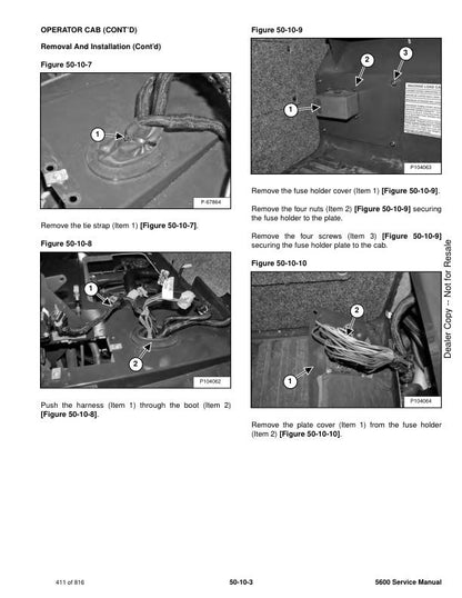 Bobcat Toolcat 5600 Utility Work Machine Service Manual sample page from the repair manual