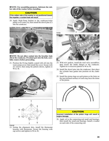 Arctic Cat ZR XF M Lynx Pantera Bearcat Snowmobile Service Manual sample page from the repair manual