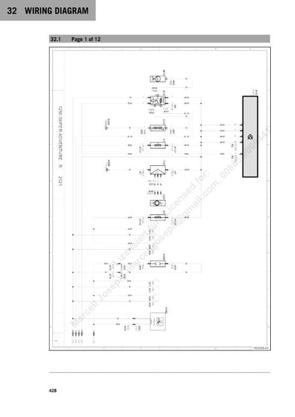 KTM 1290 Super Adventure R Motorcycle Service Manual sample page with service data and tables
