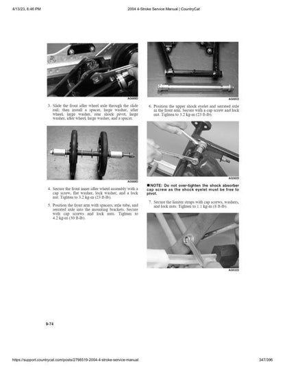 Arctic Cat Bearcat T660 Snowmobile Service Manual sample page showing schematics and diagrams