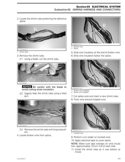 Sea-Doo RXP Service Manual sample page from the repair manual