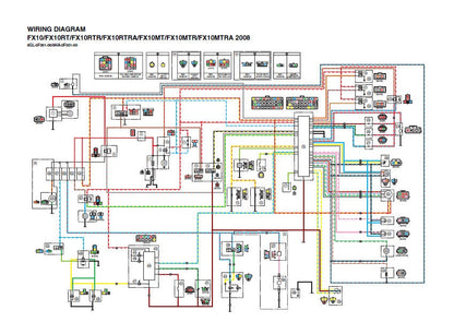Yamaha FX Nytro Snowmobile Service Manual sample page with technical illustrations