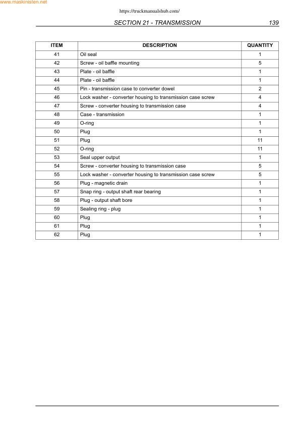 Case 580 590 695 SR Service Manual sample page showing repair procedures
