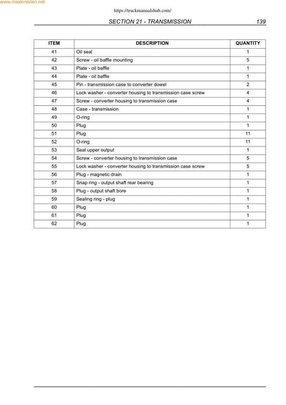 Case 580 590 695 SR Service Manual sample page showing repair procedures