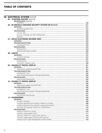 Skidoo MXZ Snowmobile Service Manual sample page showing repair procedures