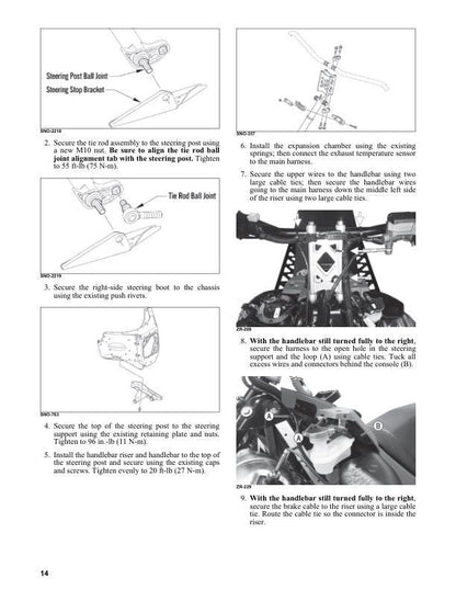 Arctic Cat ZR Norseman Riot M Alpha One 8000 Snowmobile Service Manual sample page from service manual