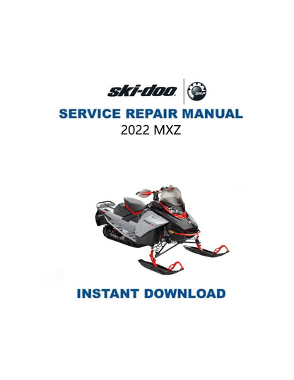 Skidoo MXZ Snowmobile Service Manual 2022-2025 - Service Manual PDF Instant Download