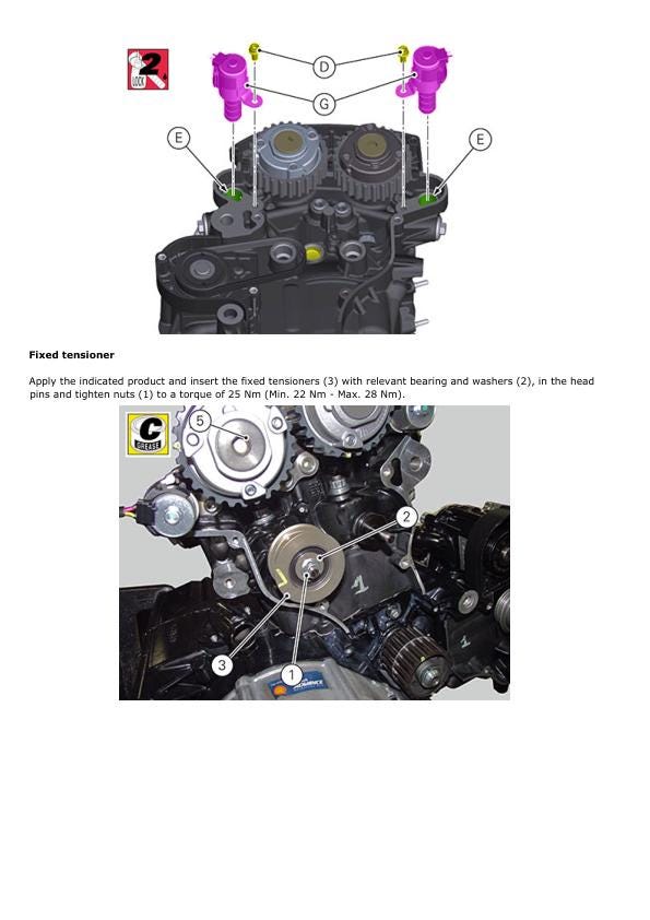 Ducati xDiavel S Motorcycle Service Manual sample page with service data and tables