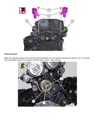 Ducati xDiavel S Motorcycle Service Manual sample page with service data and tables