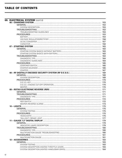 Skidoo Backcountry Snowmobile Service Manual sample page showing repair procedures