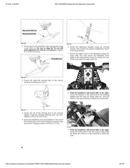 Arctic Cat ZR Riot Norseman Alpha One Snowmobile Service Manual sample page from service manual