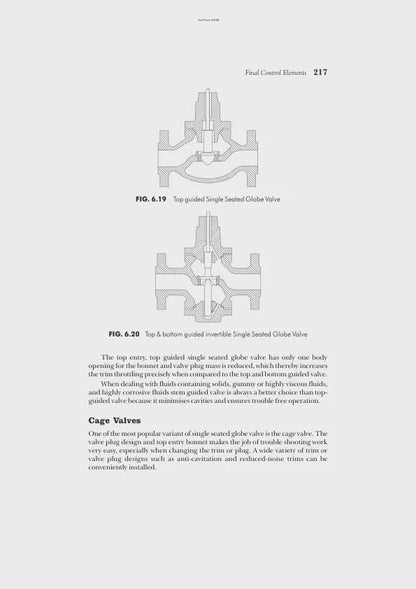 Instrumentation & Process Control Course sample page with technical illustrations