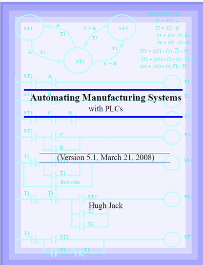 PLC Training LITE Course sample page with service data and tables