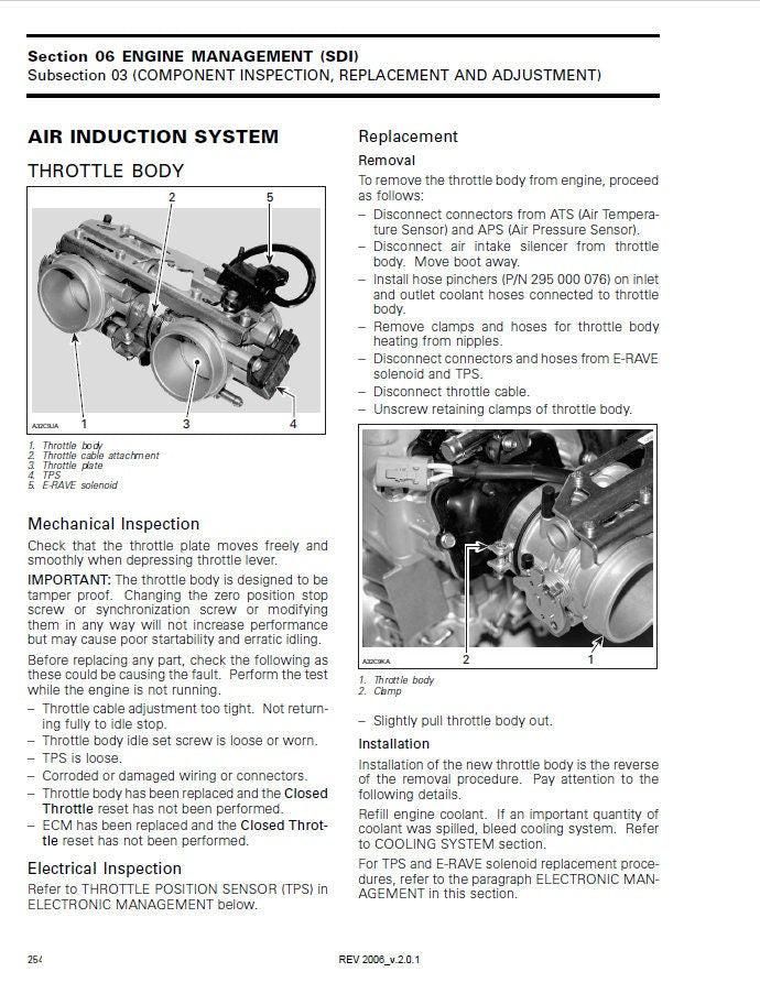 Polaris RMK Trail Switchback 600 900 Snowmobile Service Manual sample page from service manual