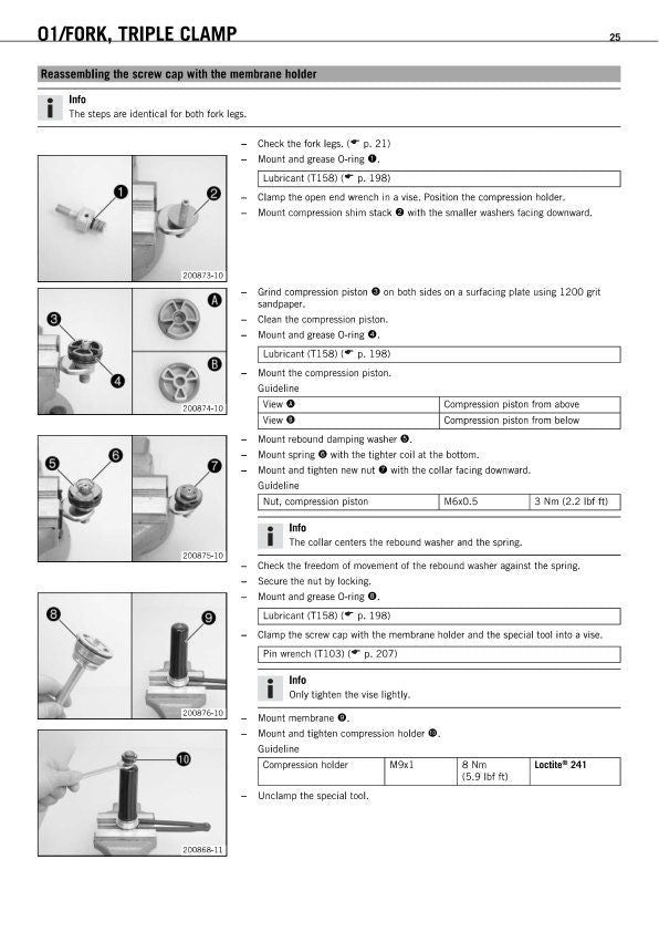KTM SXF 350 SXF350 Motorcycle Service Manual | 2011-2015 - sample page 5