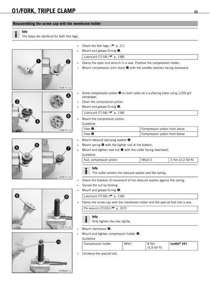 KTM SXF 350 SXF350 Motorcycle Service Manual | 2011-2015 - sample page 5