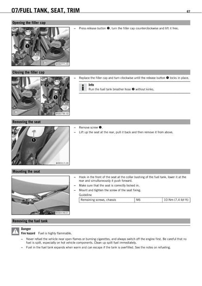 KTM SXF 350 SXF350 Motorcycle Service Manual | 2011-2015 - sample page 7