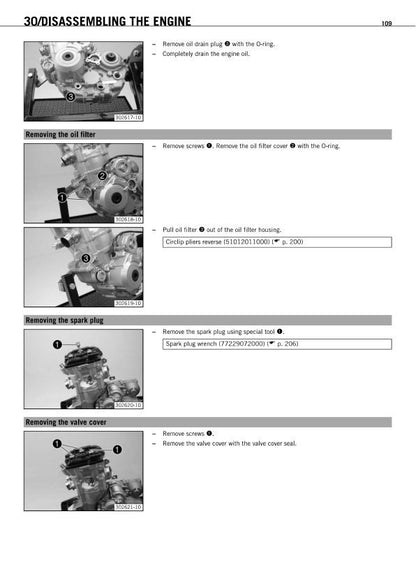 KTM SXF 350 SXF350 Motorcycle Service Manual | 2011-2015 - sample page 9